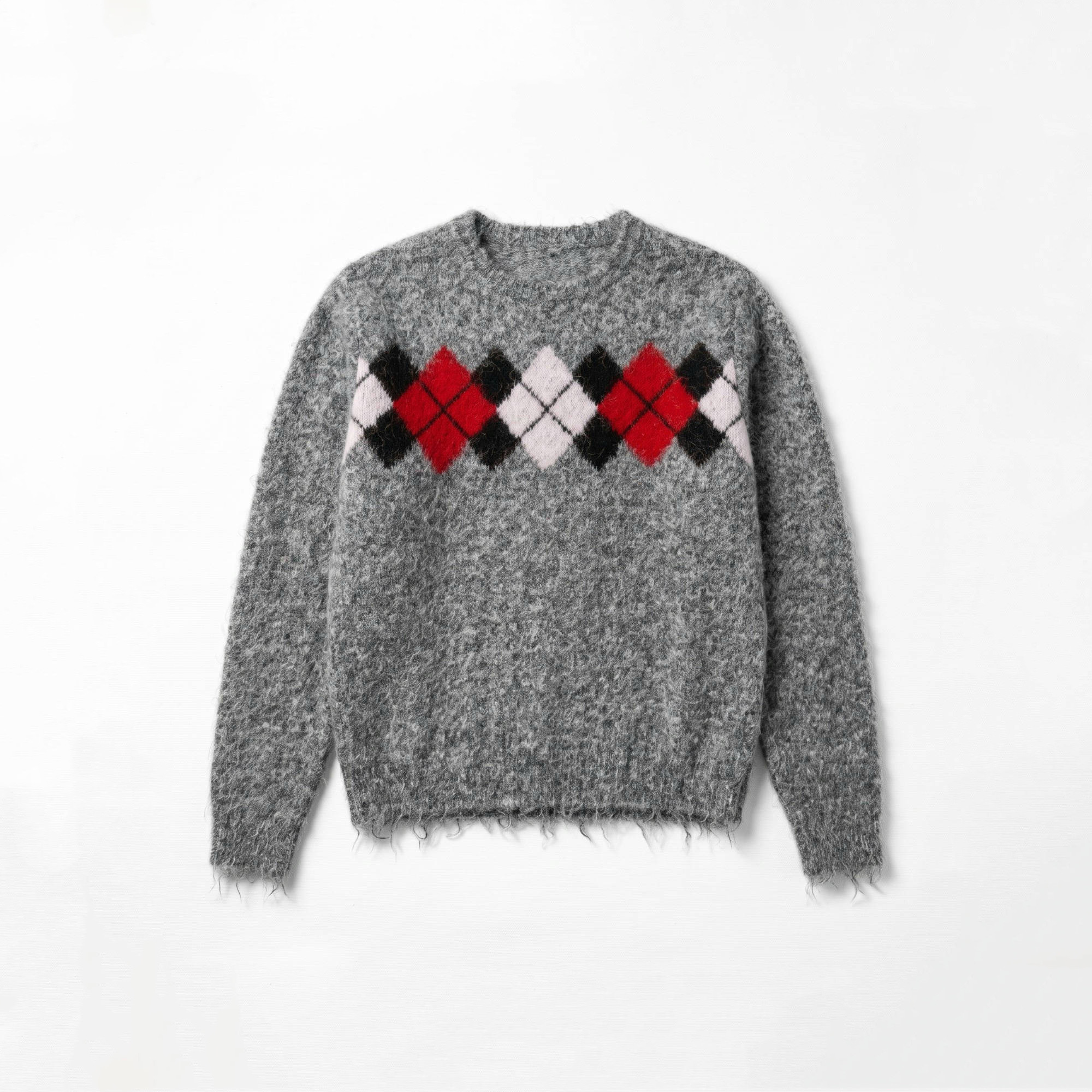 Fluffy Diamond Sweater
