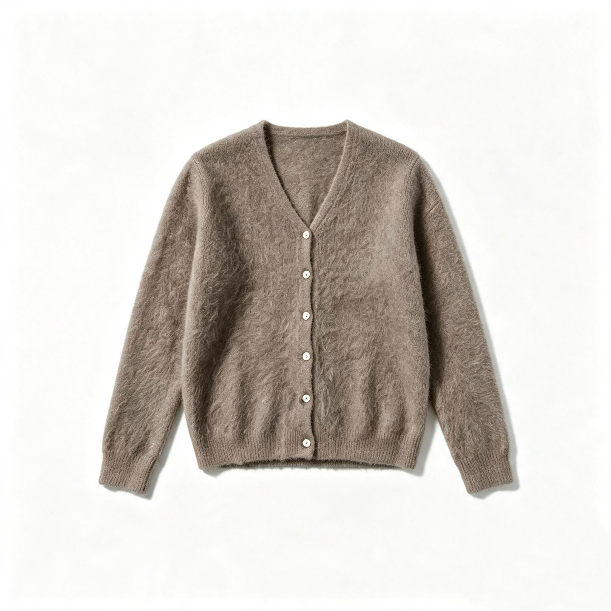 Straight Hip-Length Cardigan