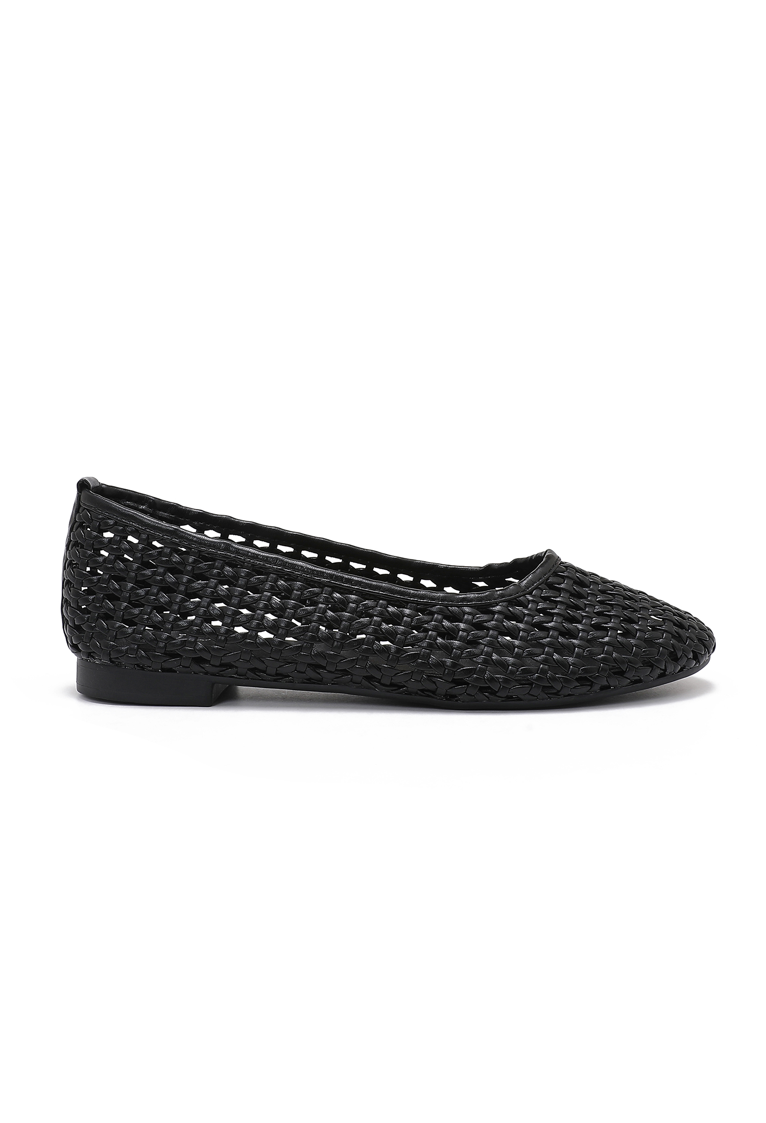 Flat Woven Ballerinas