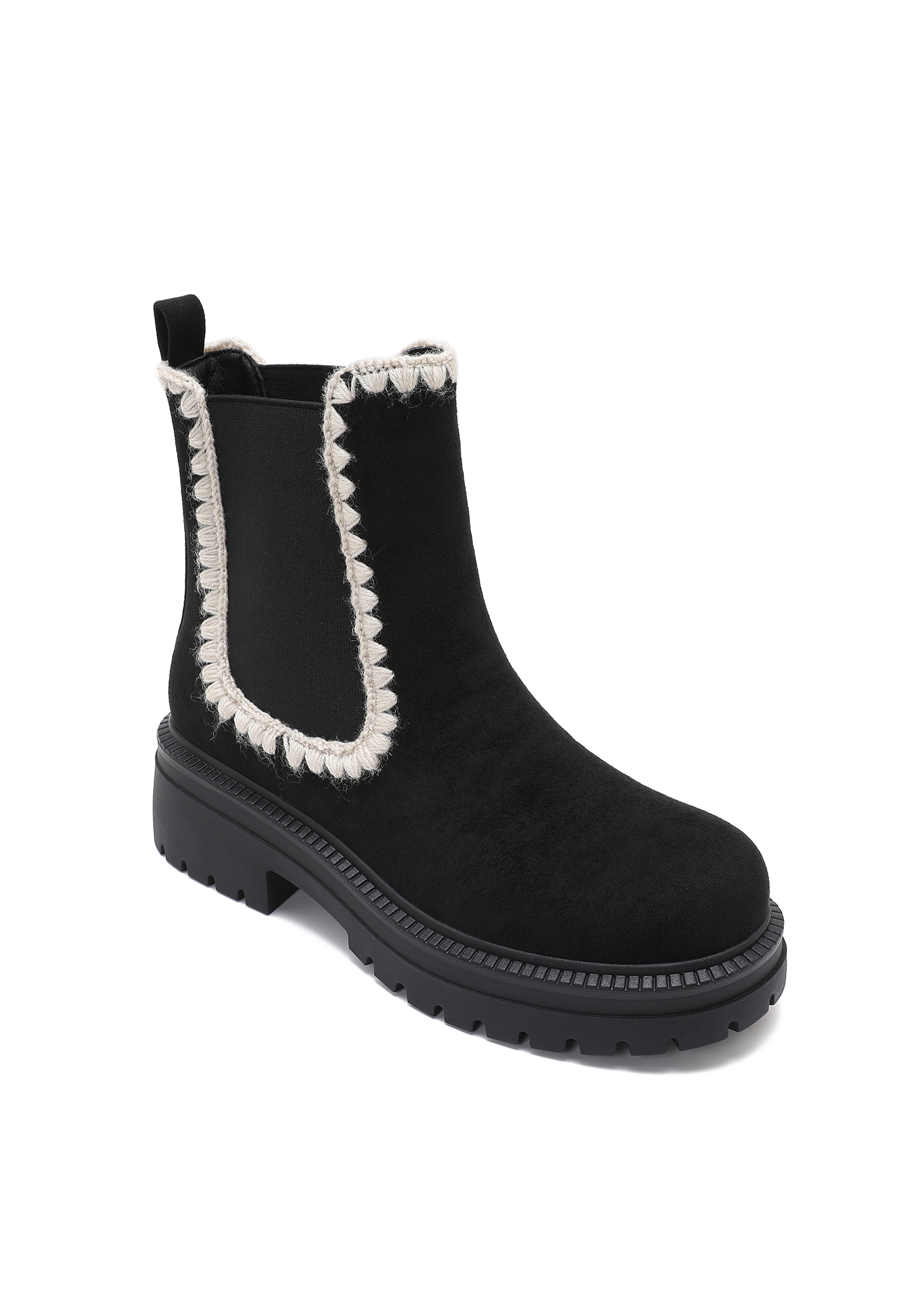 Chelsea Boots with Chunky Tractor Sole