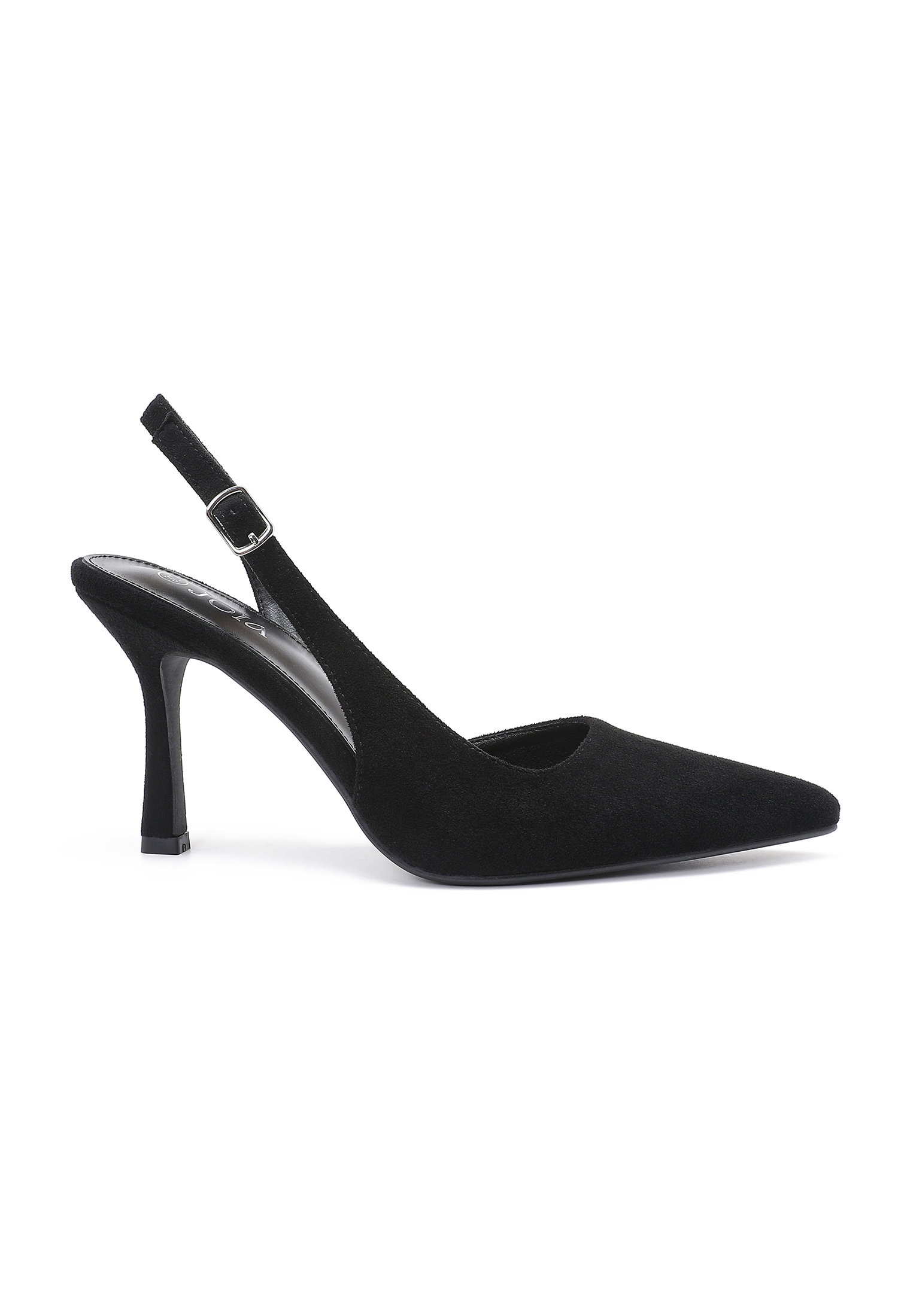 Suede Slingback Pumps