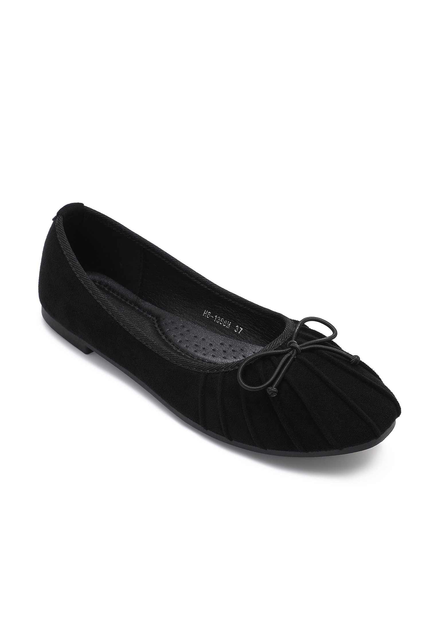 Pleated Ballet Flats