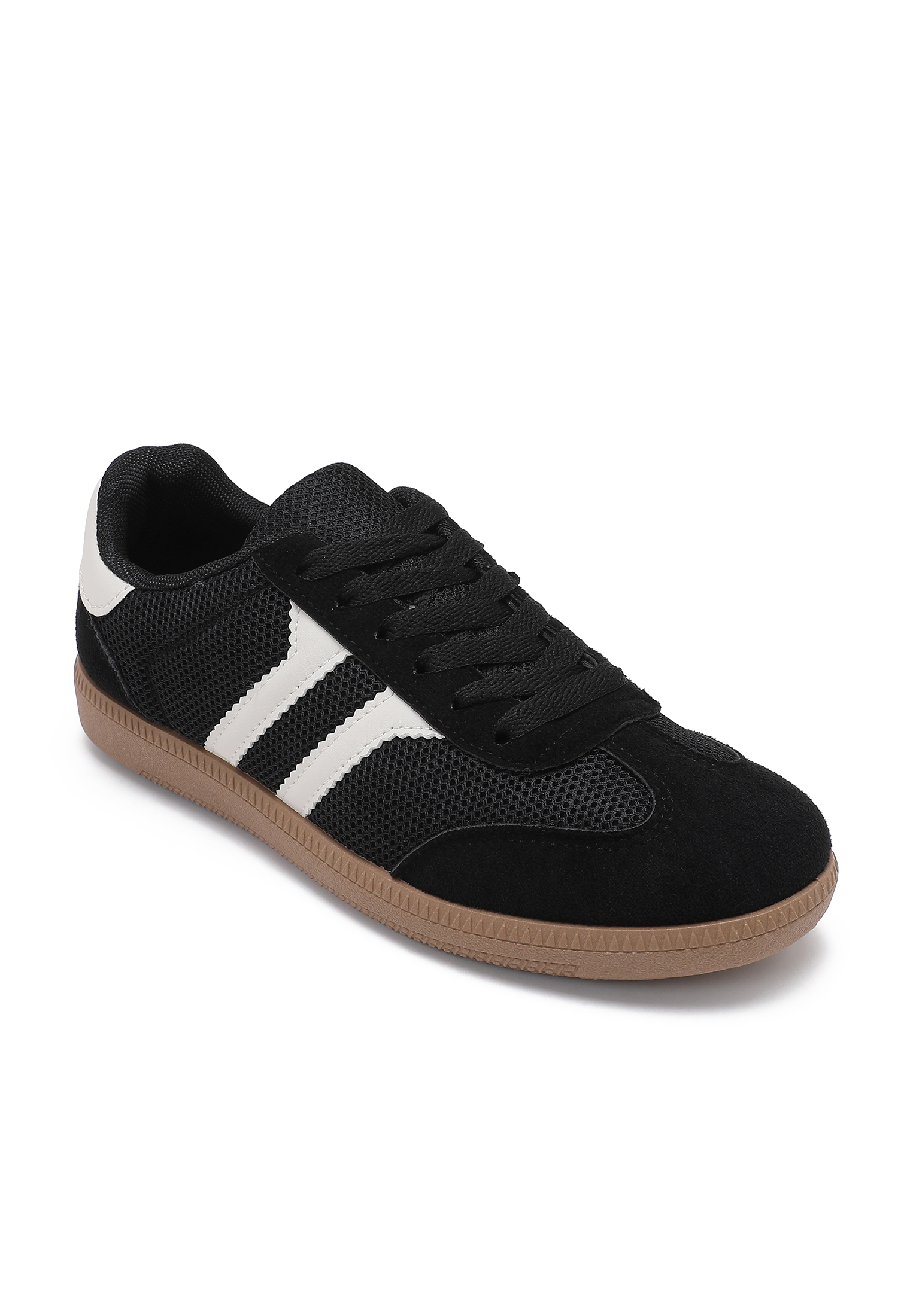 Color-Block Mesh Sneakers