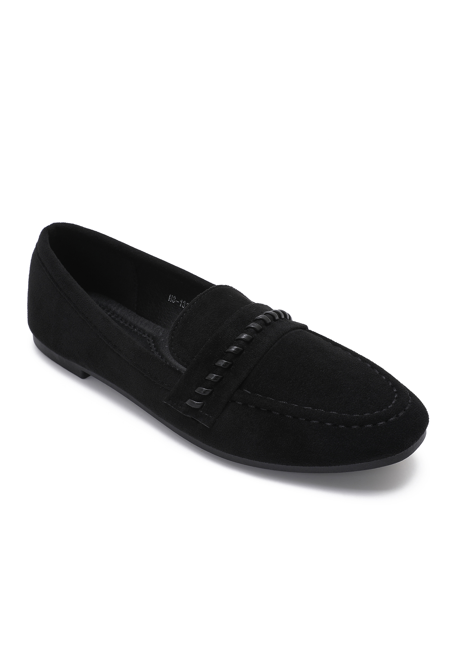 Suede-Effect Slip-On Loafers