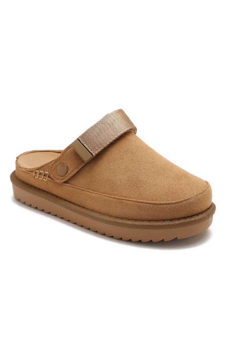 Mule Slides with Strap