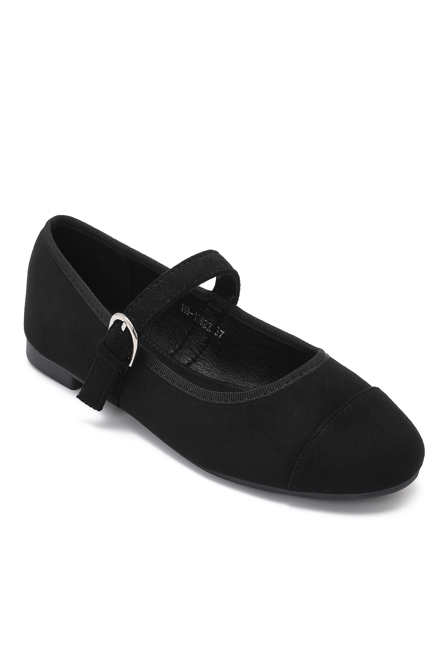 Mary Jane Suede Ballerinas