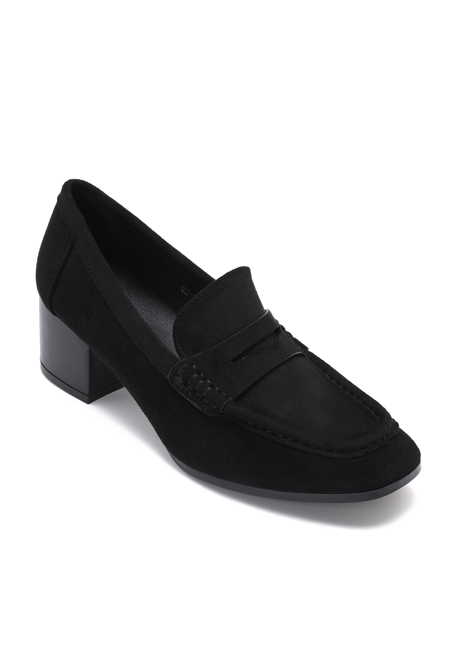 Classic Block-Heel Loafers