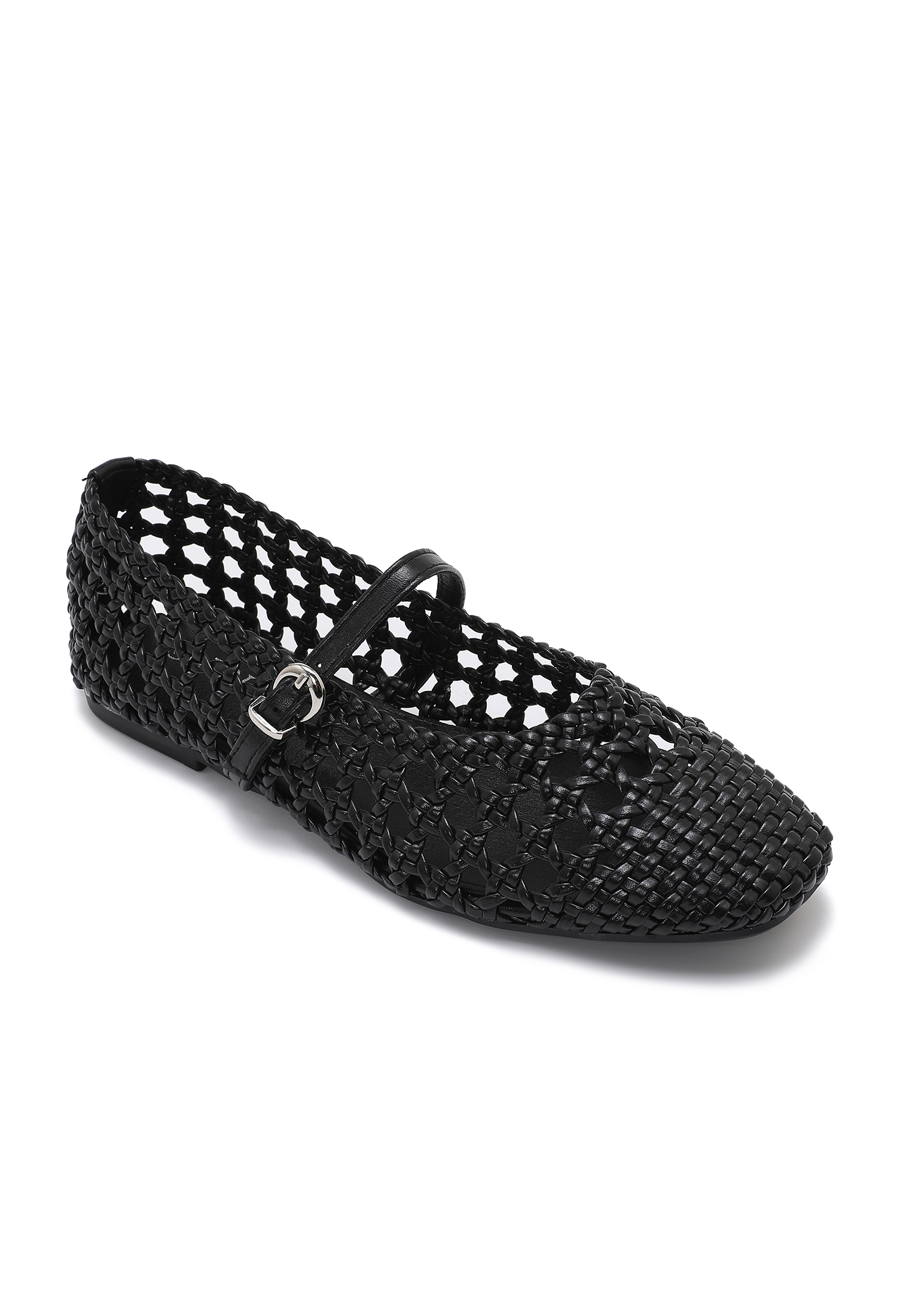 Ajour Mary Jane Flats