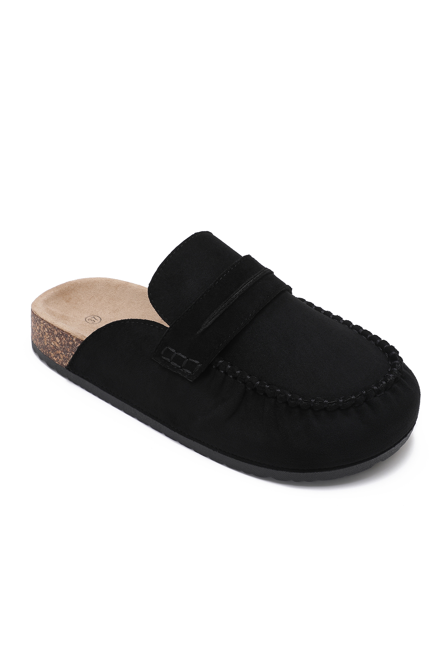 Suede Mule Slides