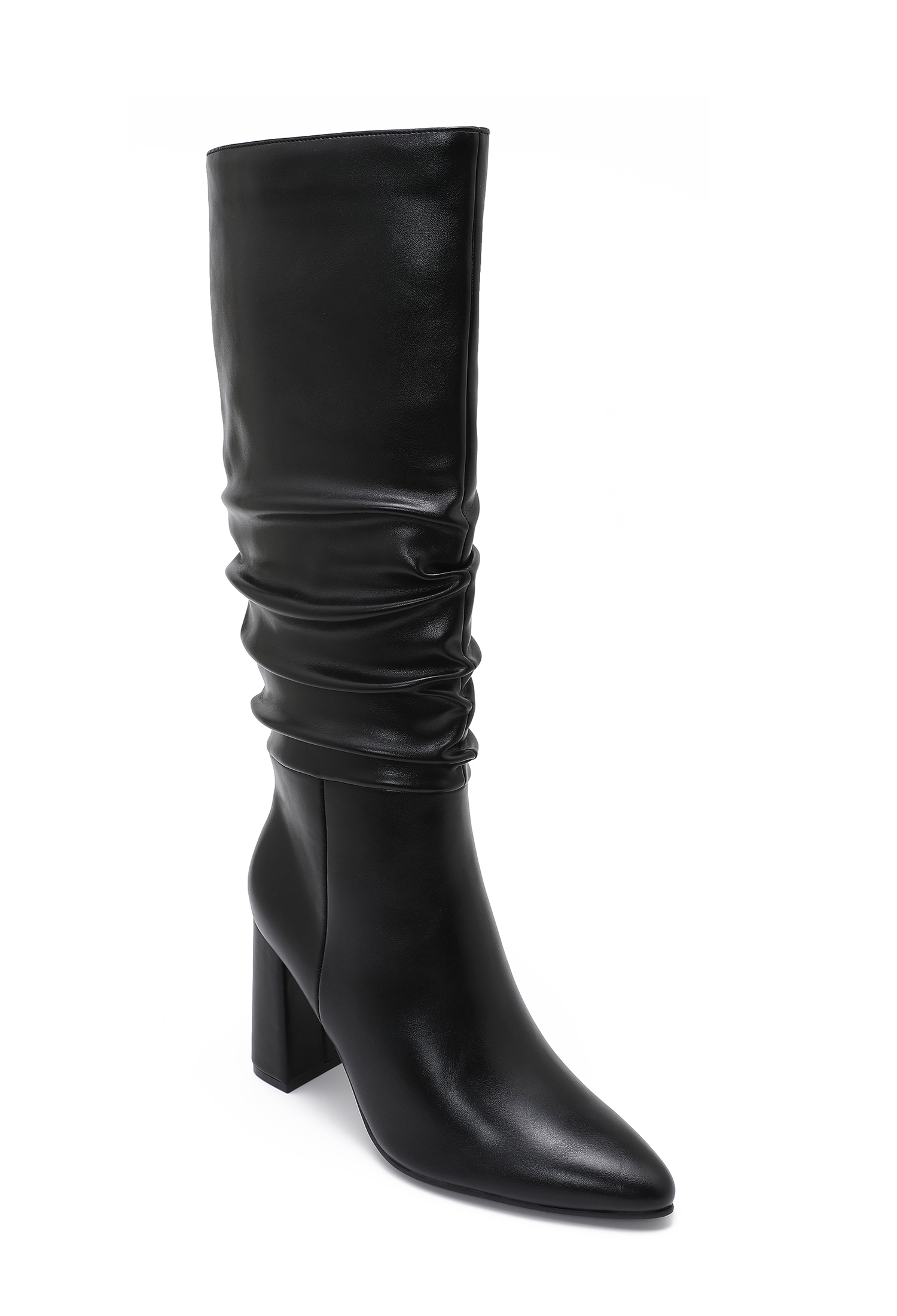 High Block-Heel Boots