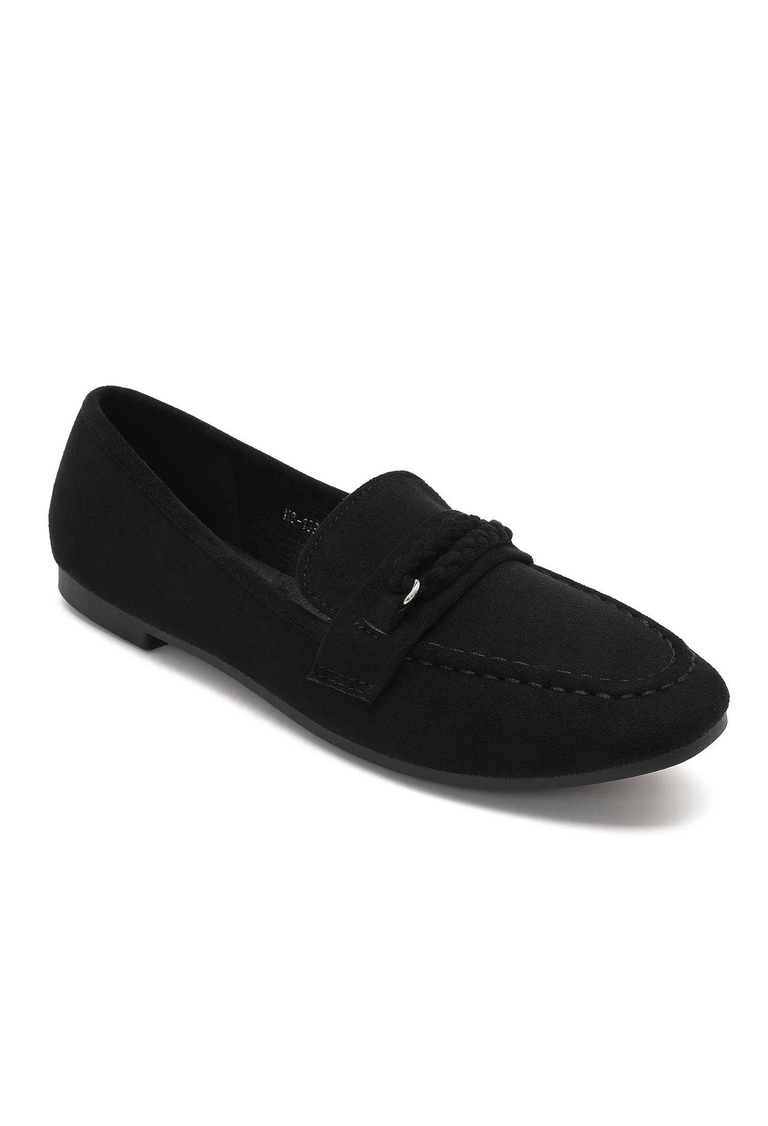 Braided-Strap Ballet Flats