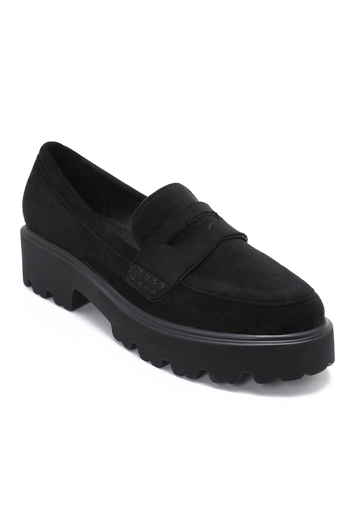 Chunky Tractor-Sole Loafers