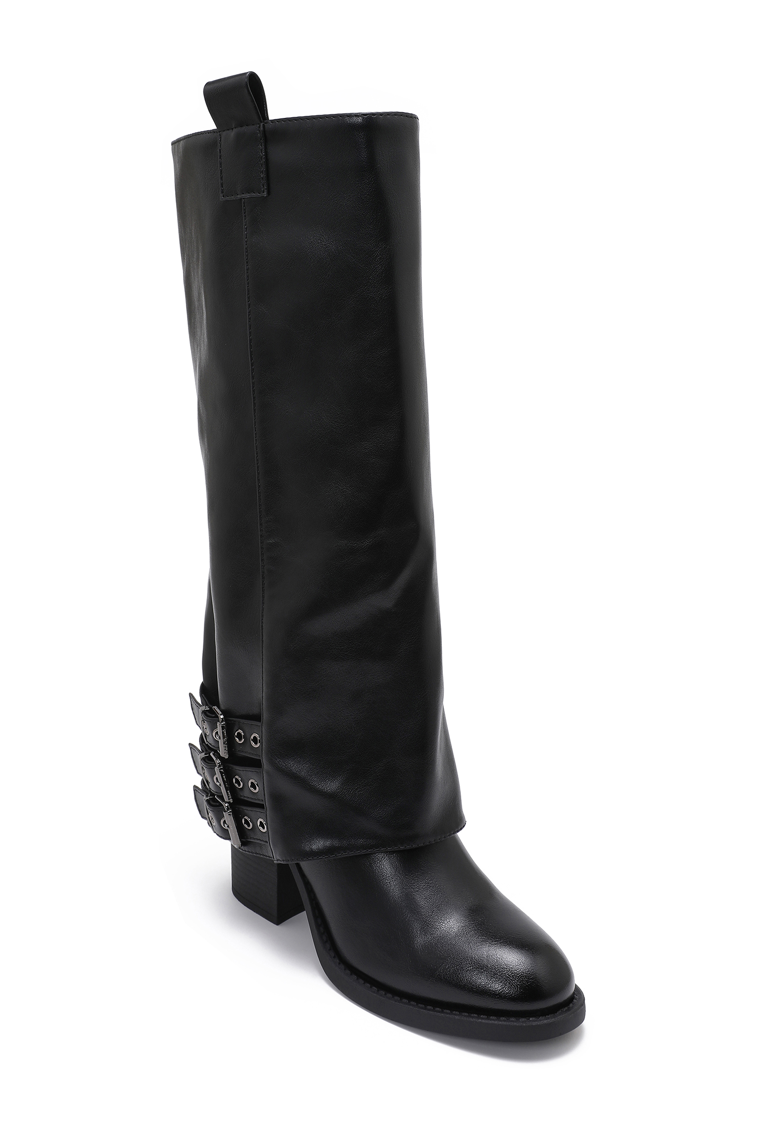 Block‑Heel Boots with Decorative Accents