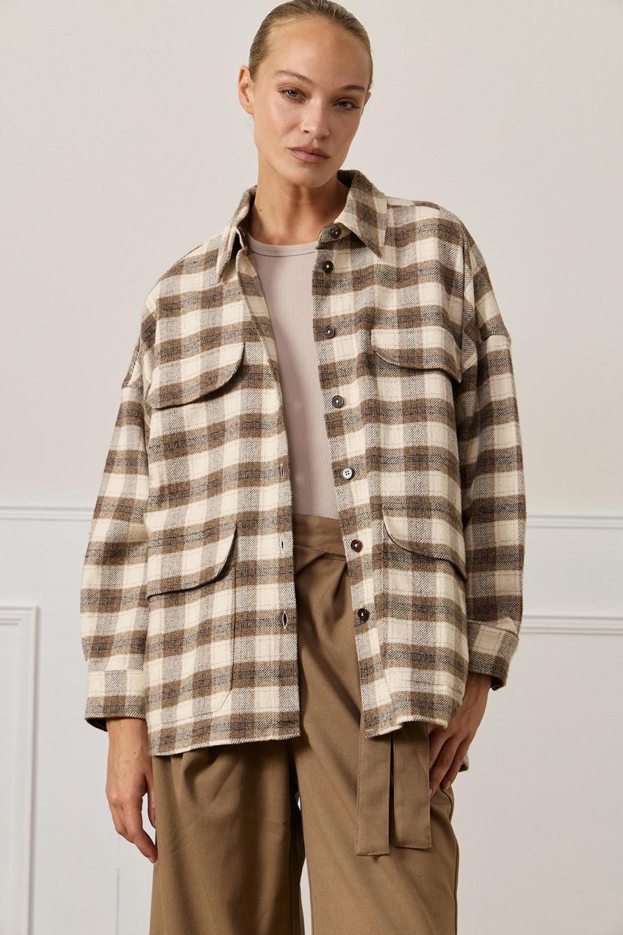 Oversized Shirt Jacket