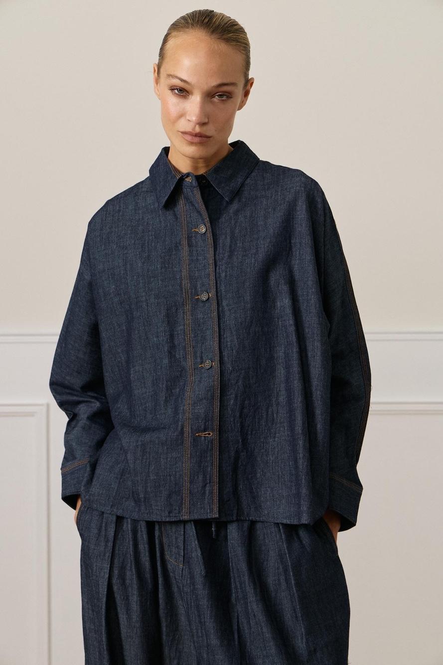 Oversized Shirt with Pockets