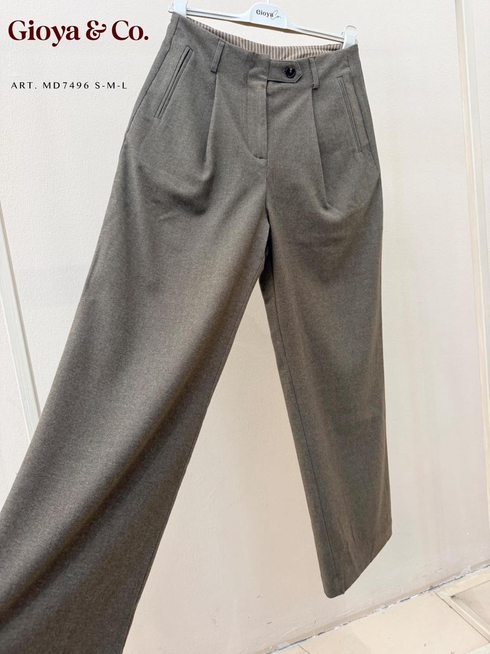 7/8 Pleated Trousers