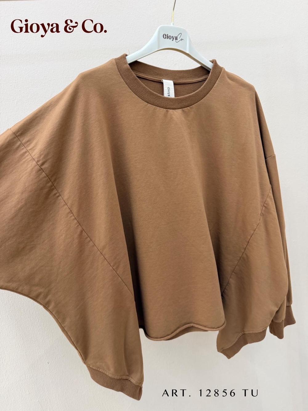 Oversize Sweatshirt with Crew Neck