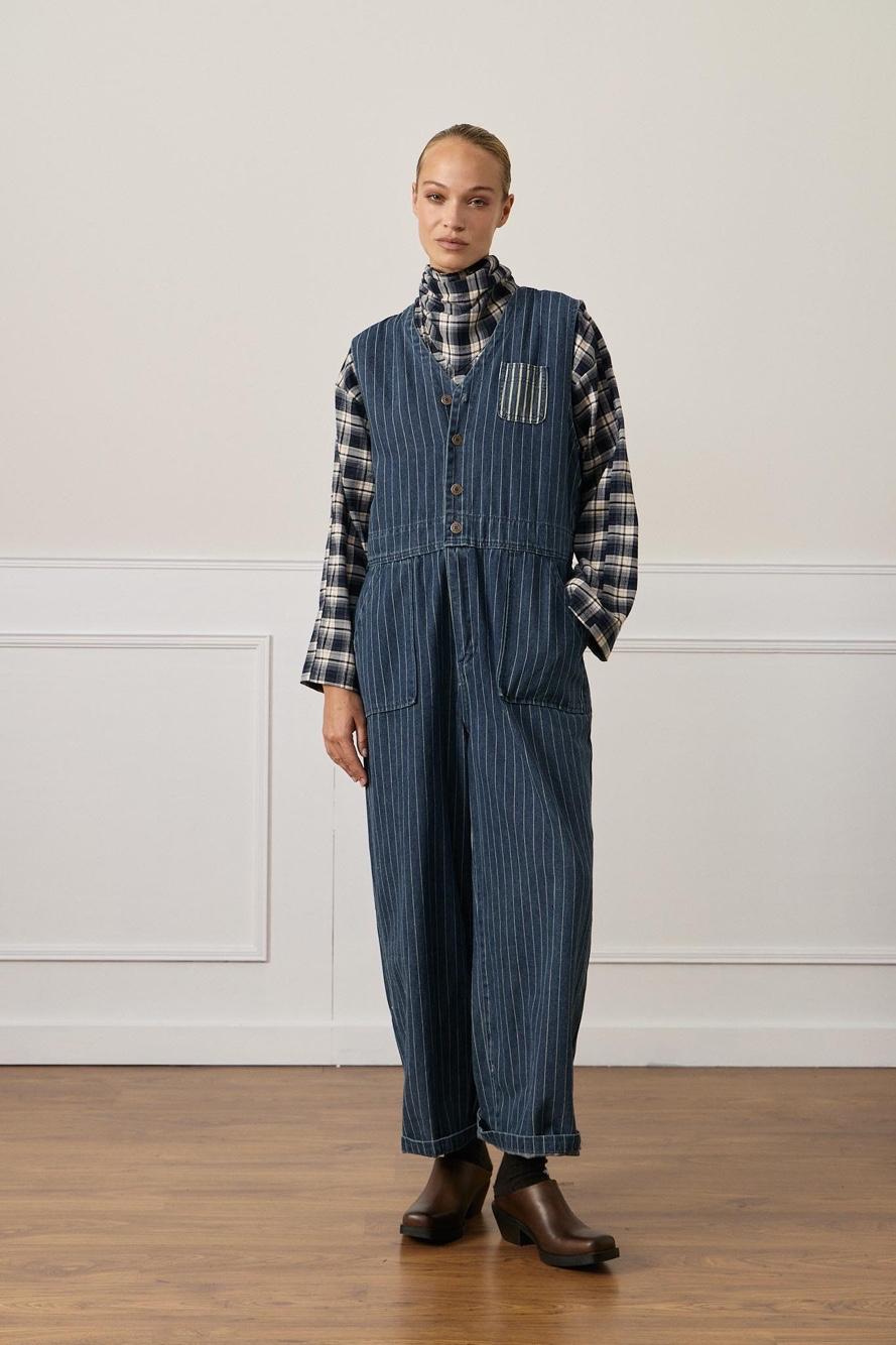 Sleeveless Straight Jumpsuit