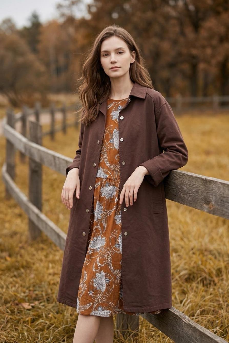Long Shirt-Style Coat