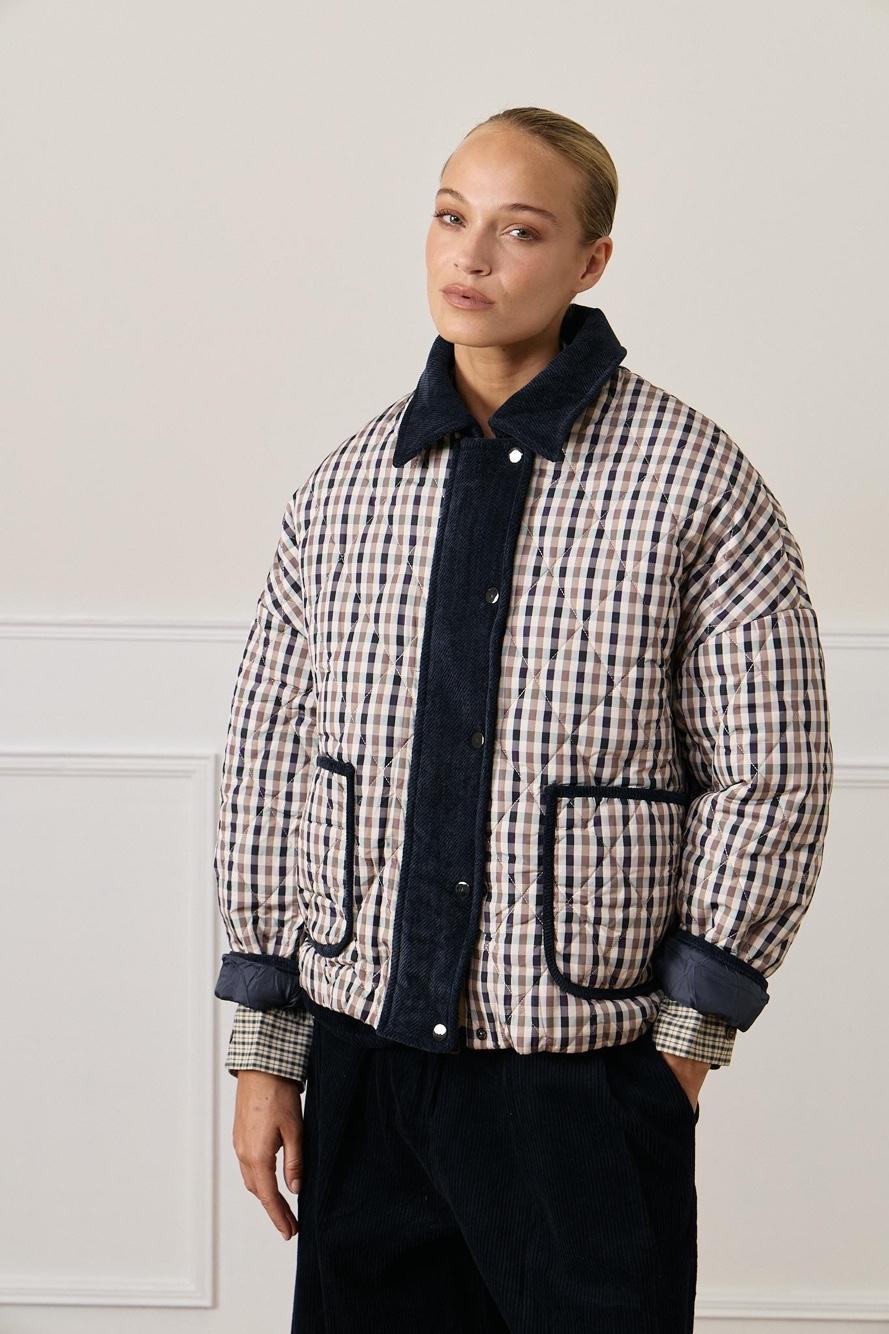 Quilted Jacket with Collar