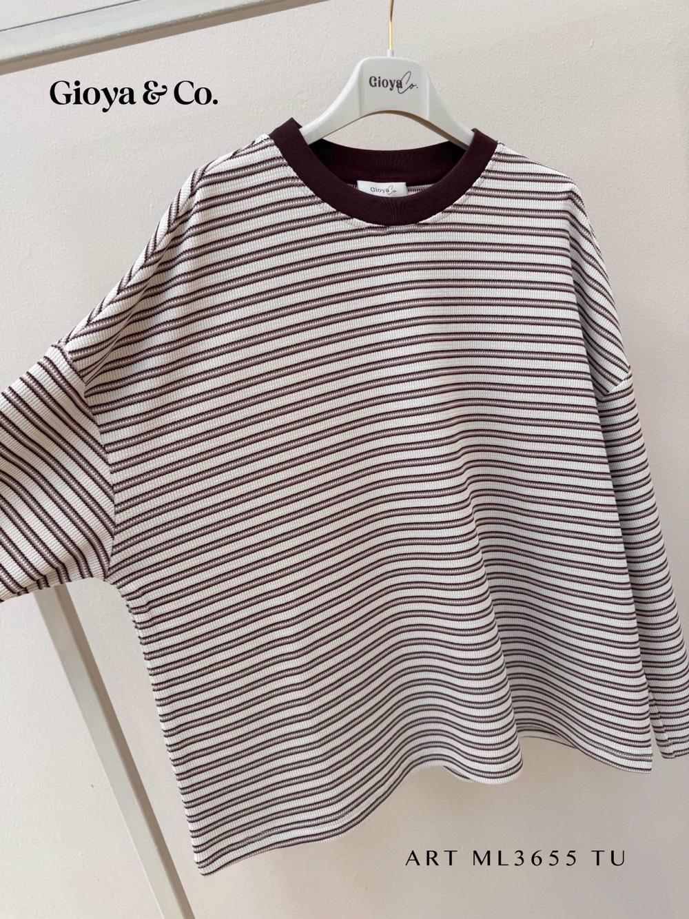 Relaxed Ribbed Stripe Top