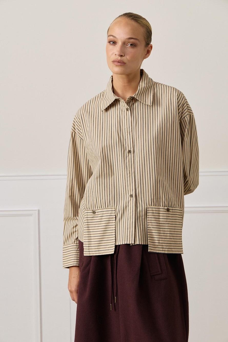 Relaxed-Fit Striped Shirt