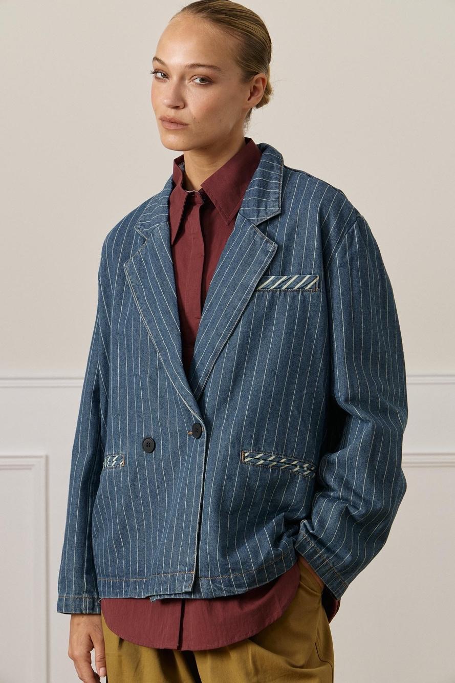 Striped Blazer Jacket