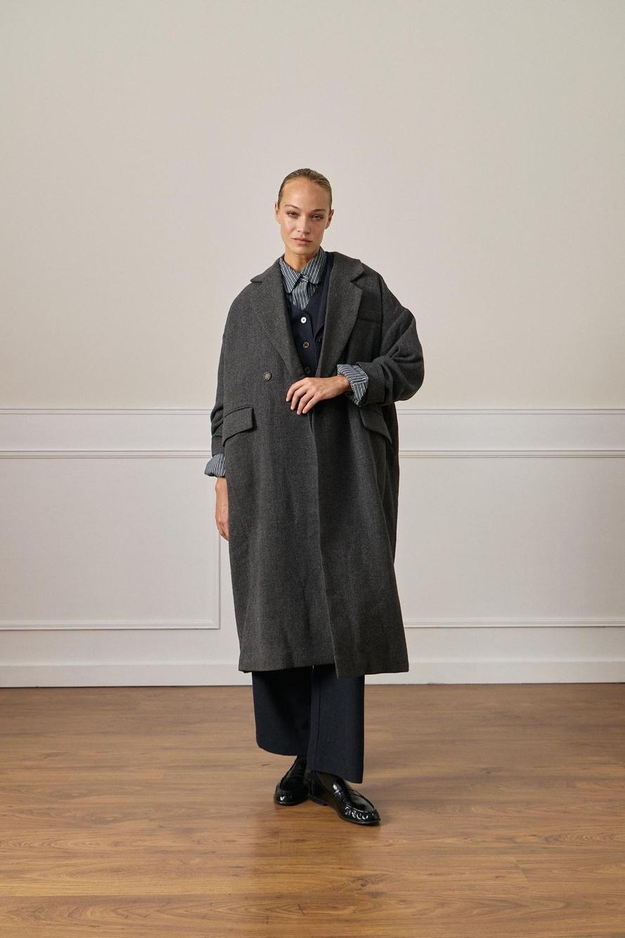 Oversized Straight Coat