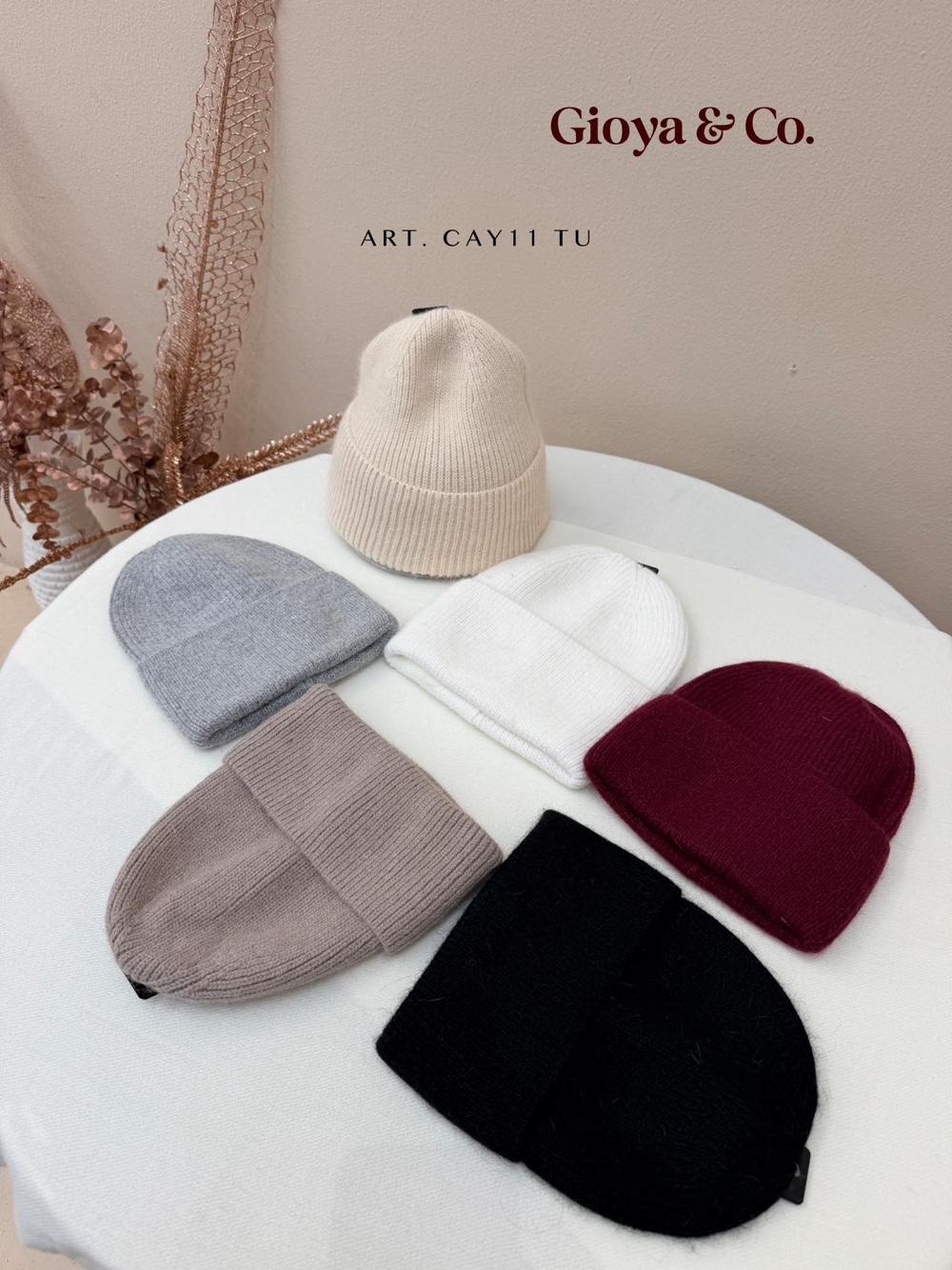 Fringed Rib-Knit Beanie
