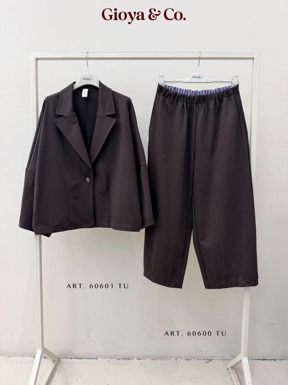 Wide-Leg Trousers with Elastic Waist