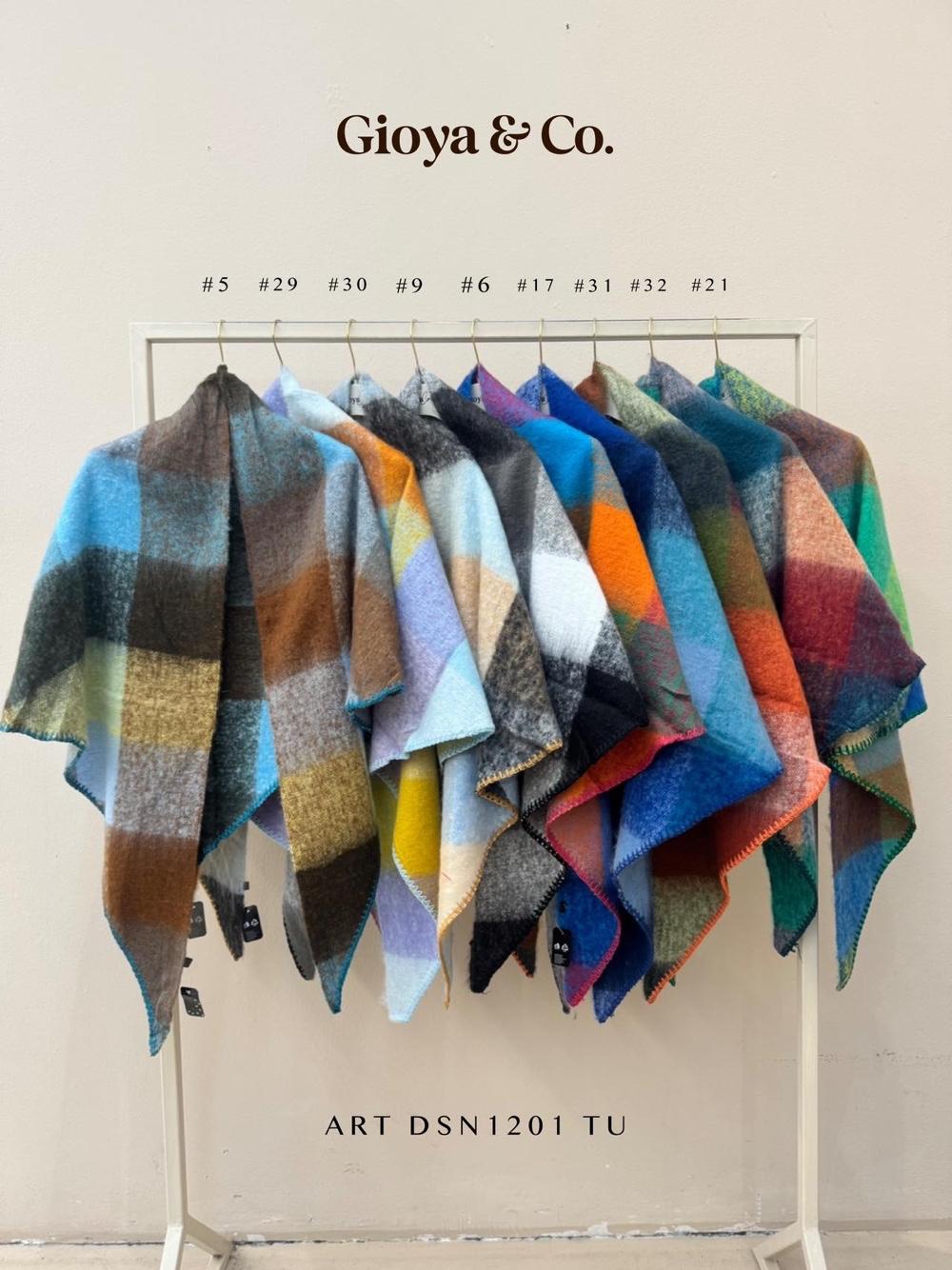 Oversized Cozy Check Scarf
