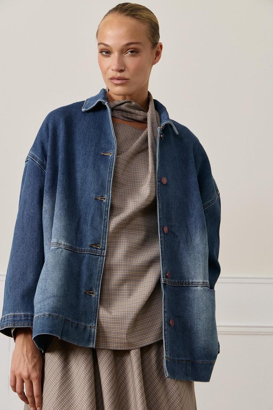 Oversize Denim Shirt Jacket