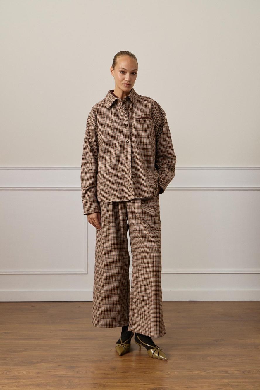 Oversized Shirt with Collar