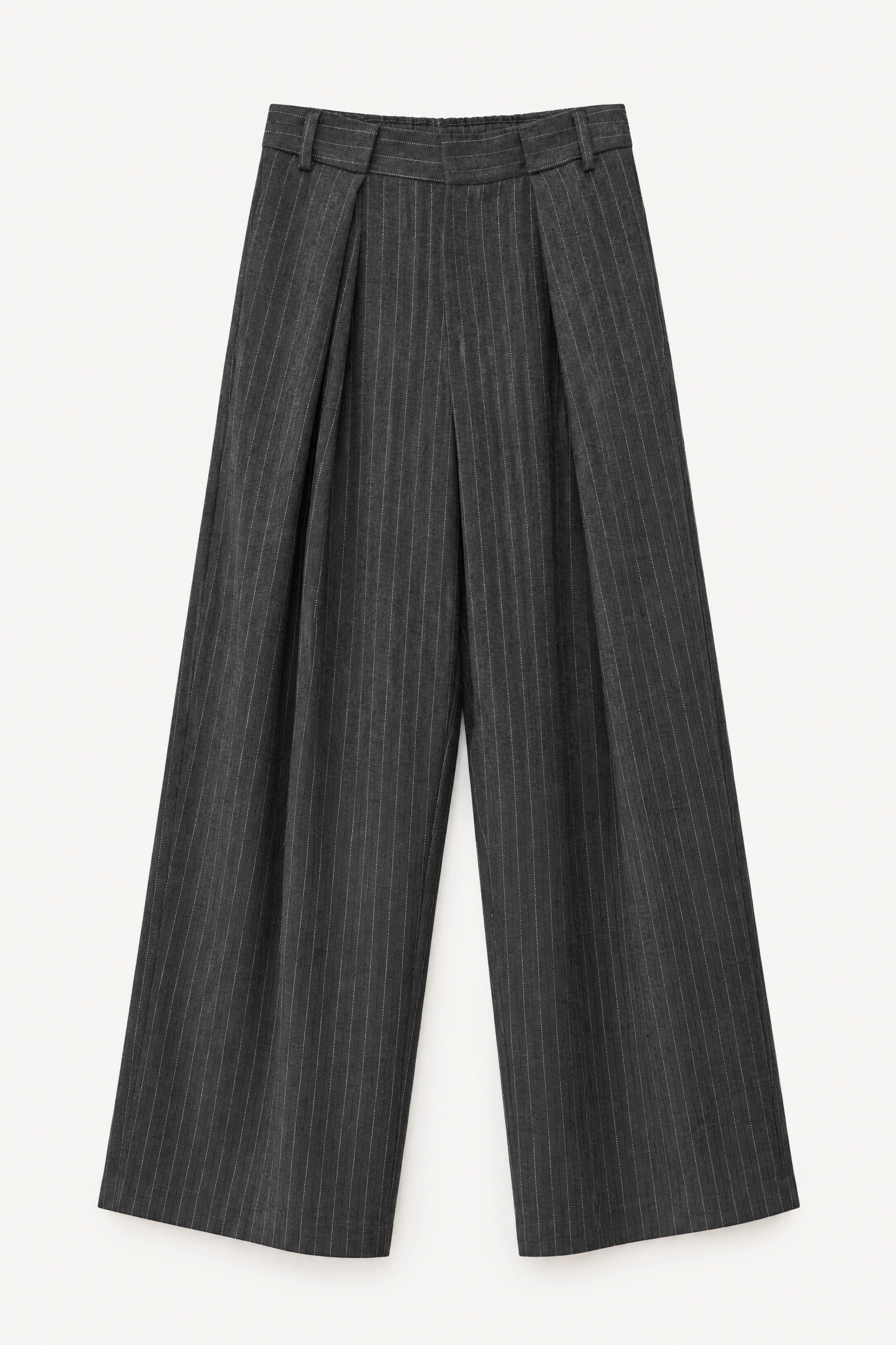 Wide Pleated Trousers