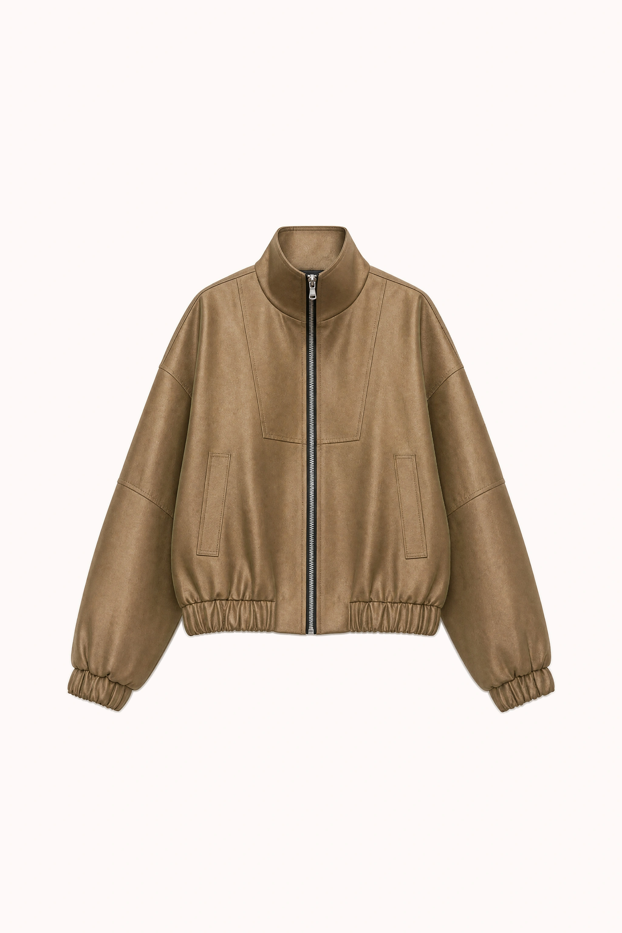 Oversize Stand‑Collar Jacket