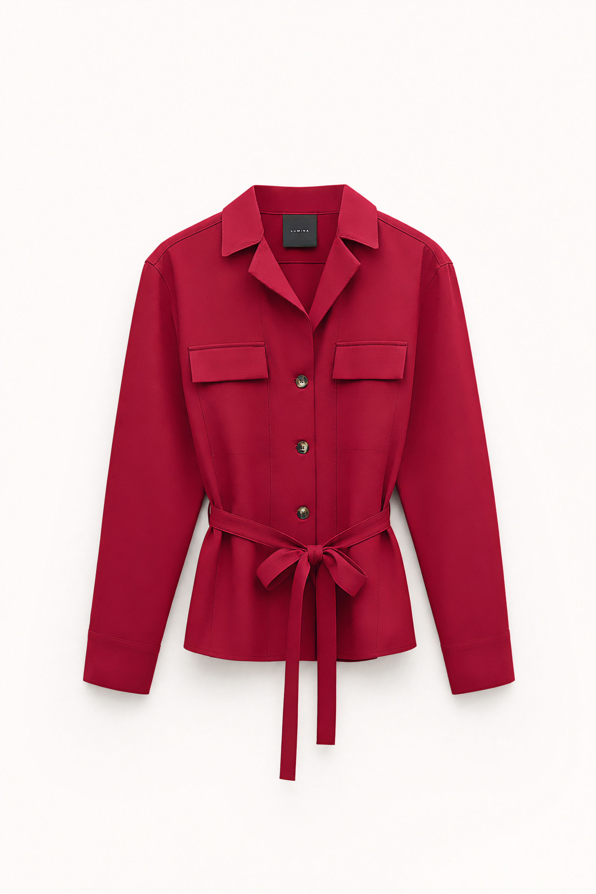 Shirt Jacket with Belt