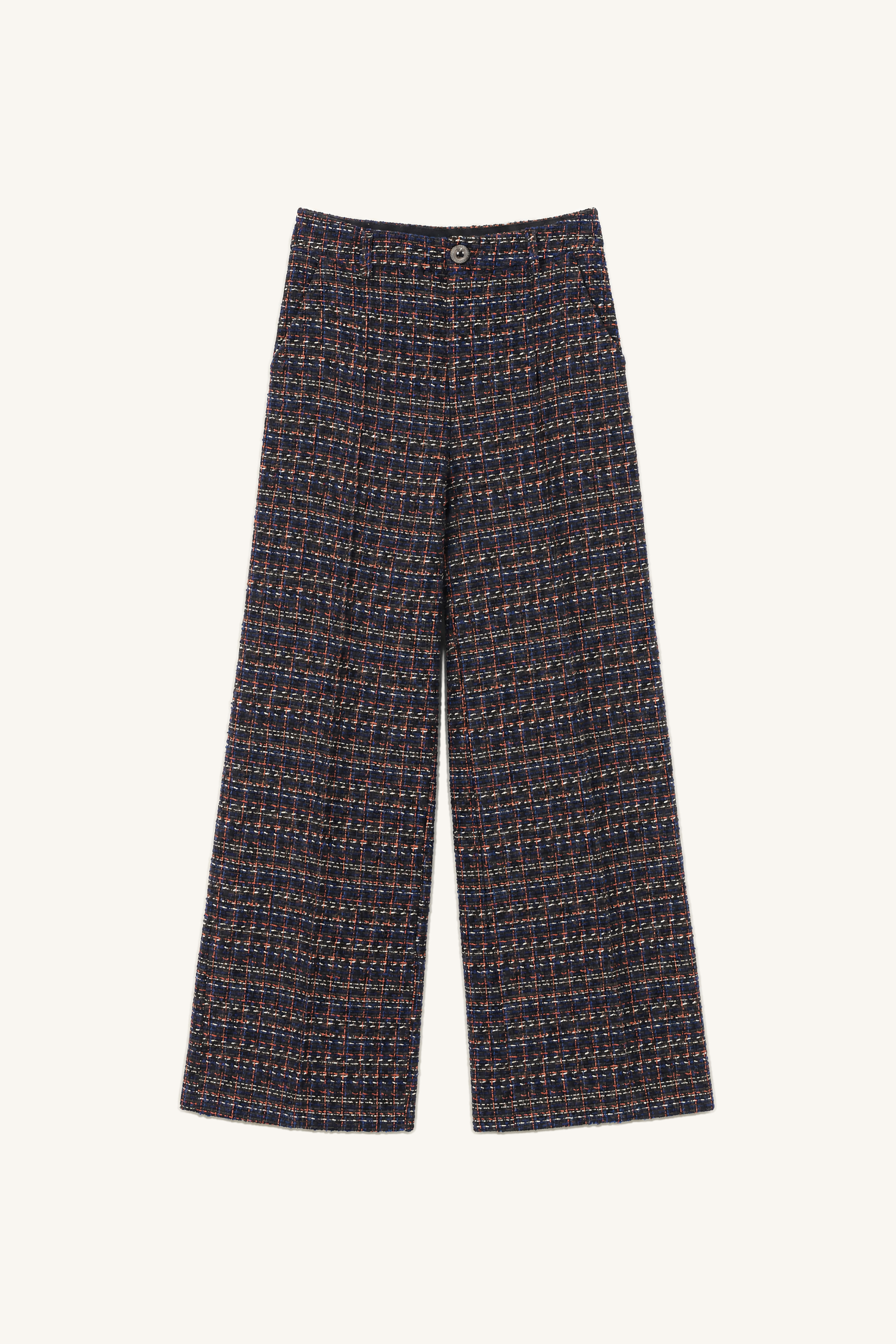 High‑Waist Wide‑Leg Trousers