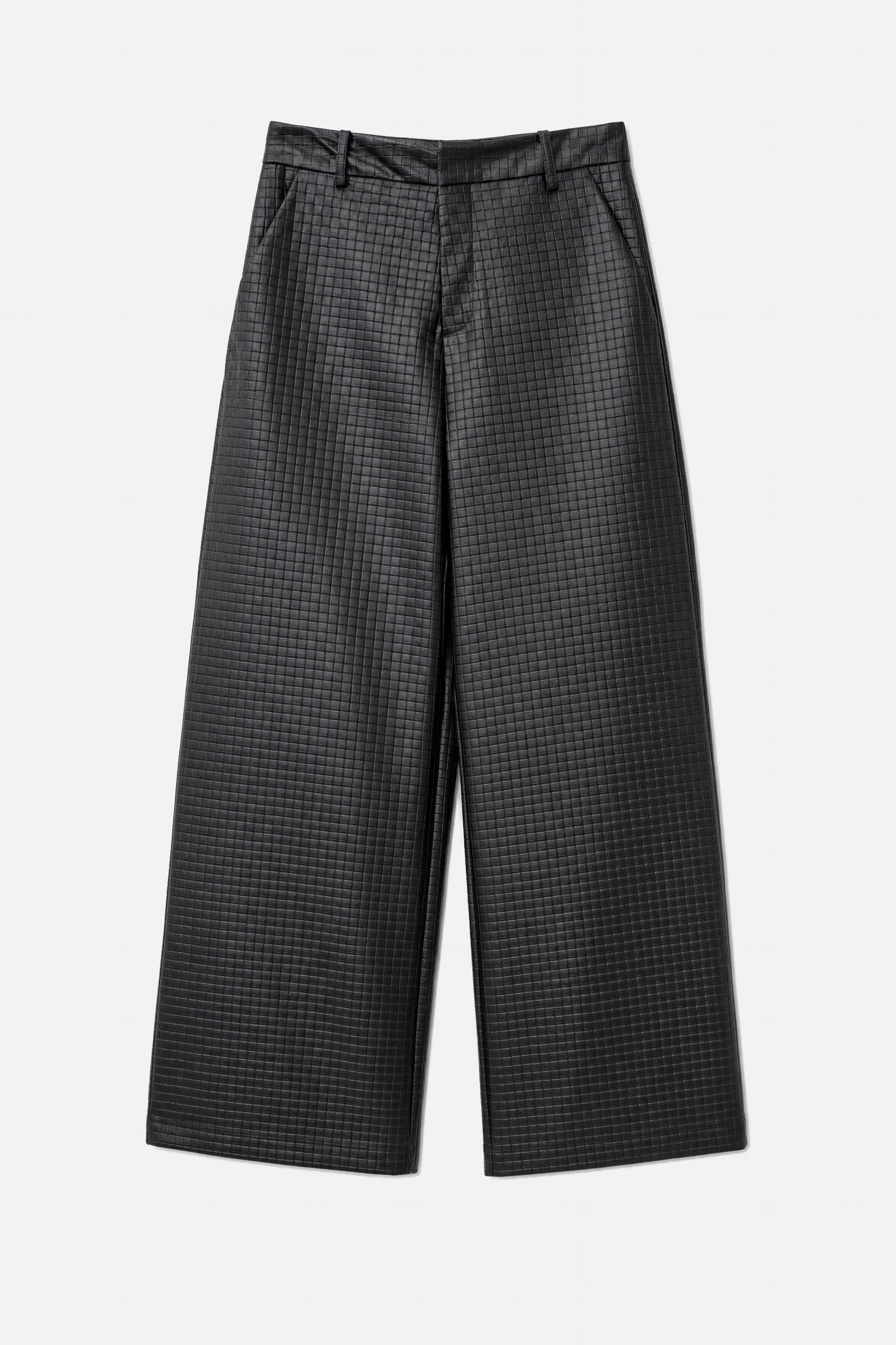 High‑Waist Wide‑Leg Trousers