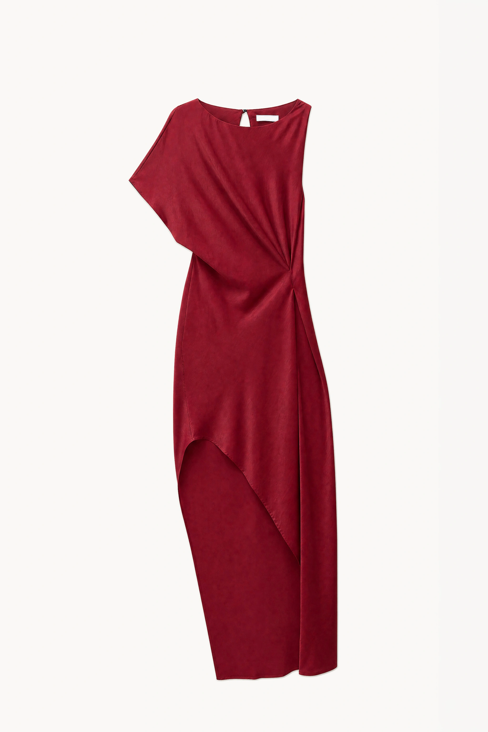 Asymmetrical One‑Shoulder Maxi Dress