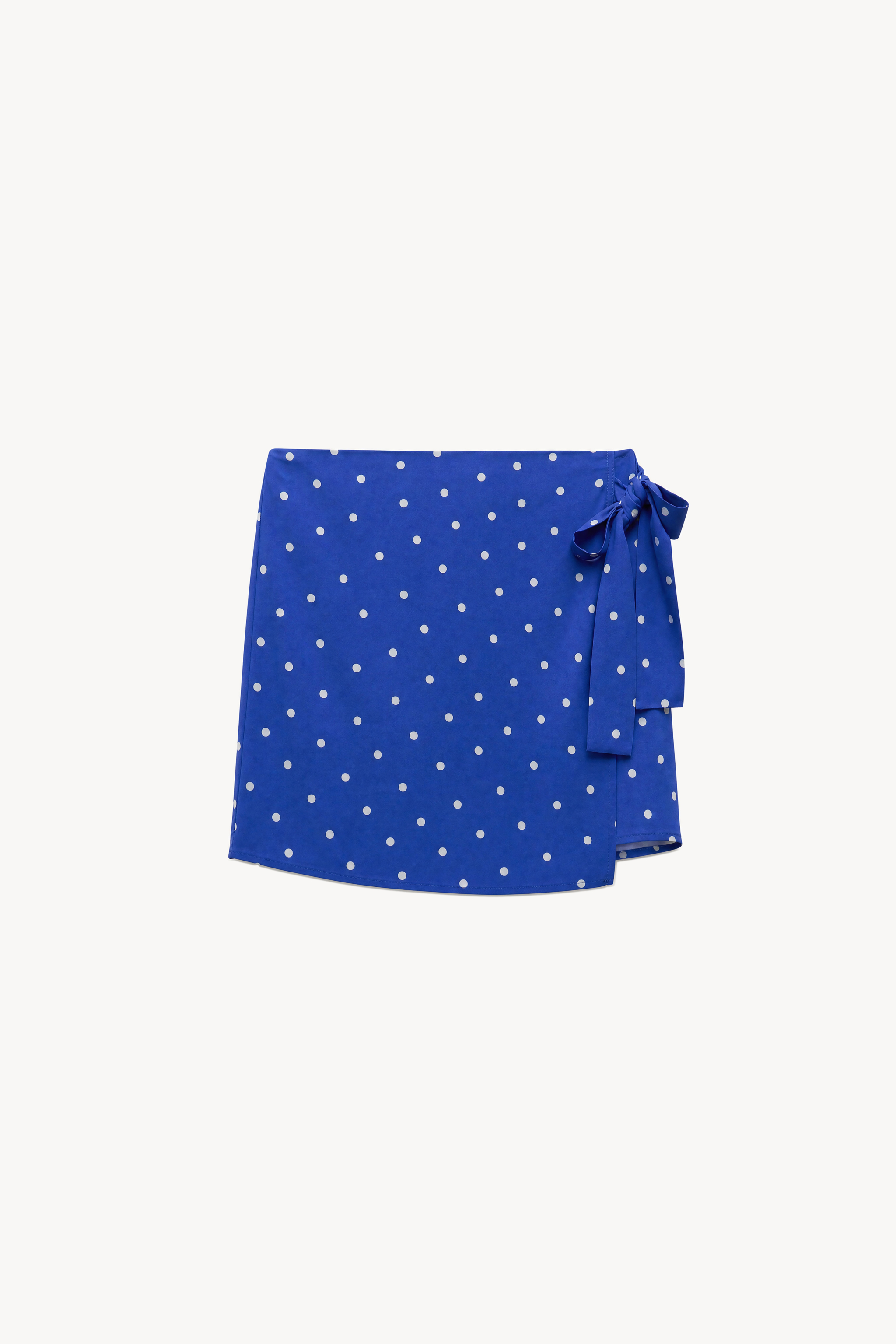 Mini Wrap Skirt with Tie