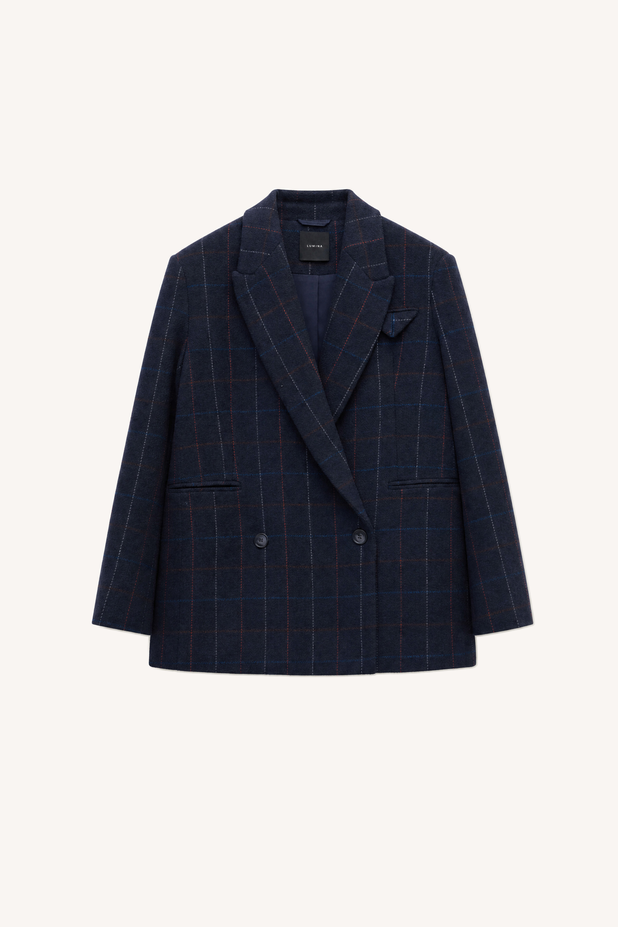Tailored Checked Blazer
