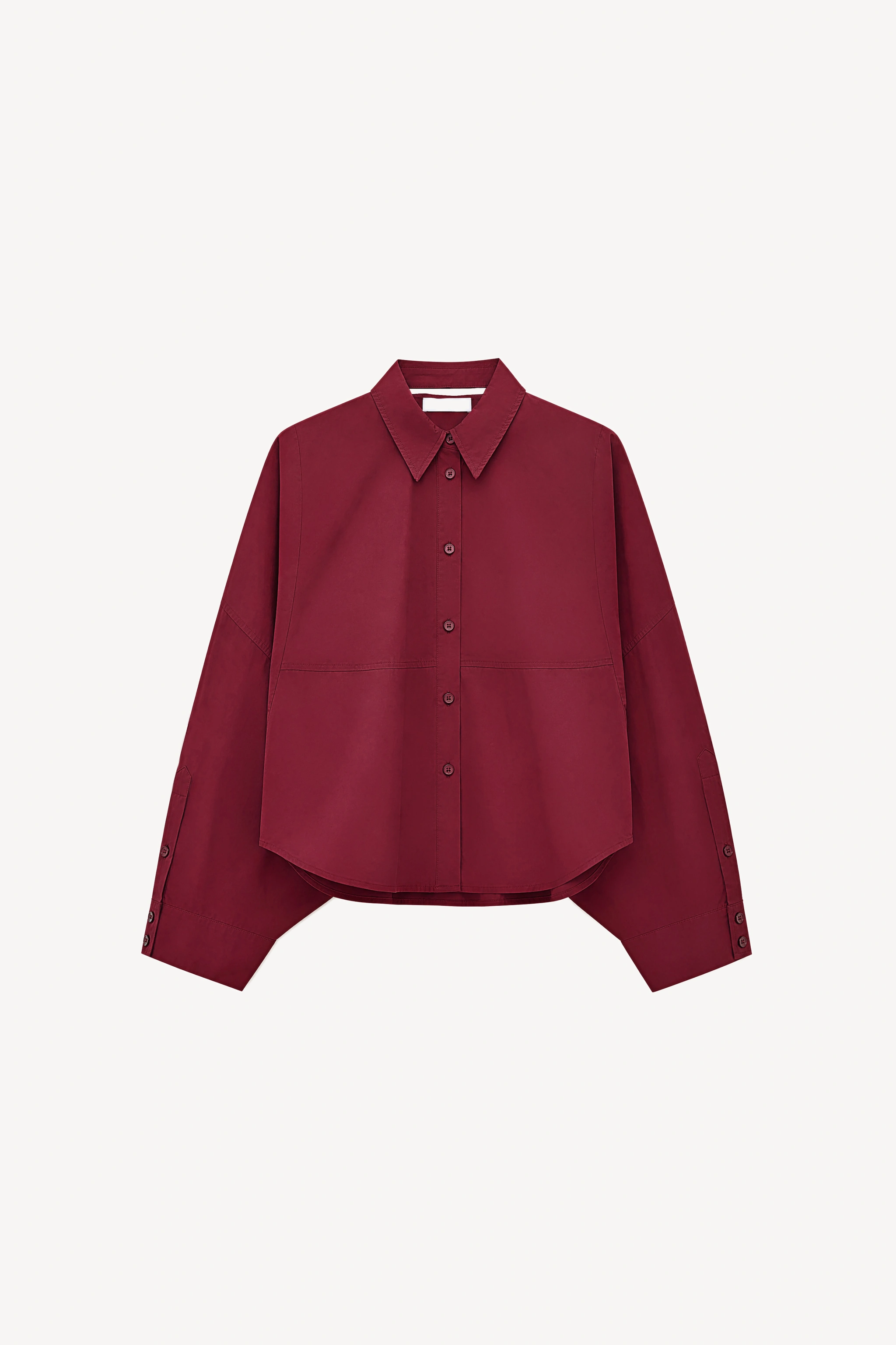 Oversized Shirt with Collar
