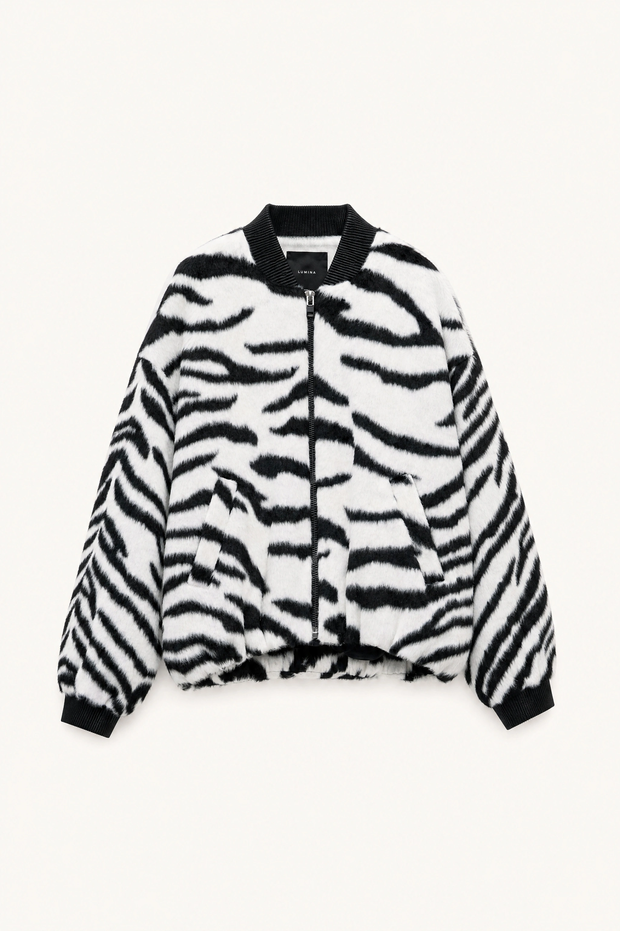 Oversized Fur-Effect Jacket