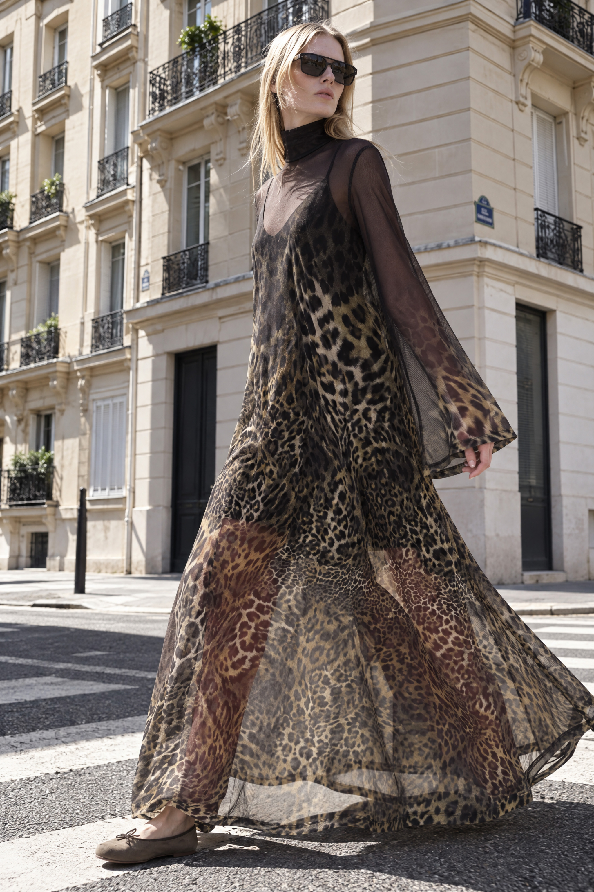 Turtleneck Maxi Dress