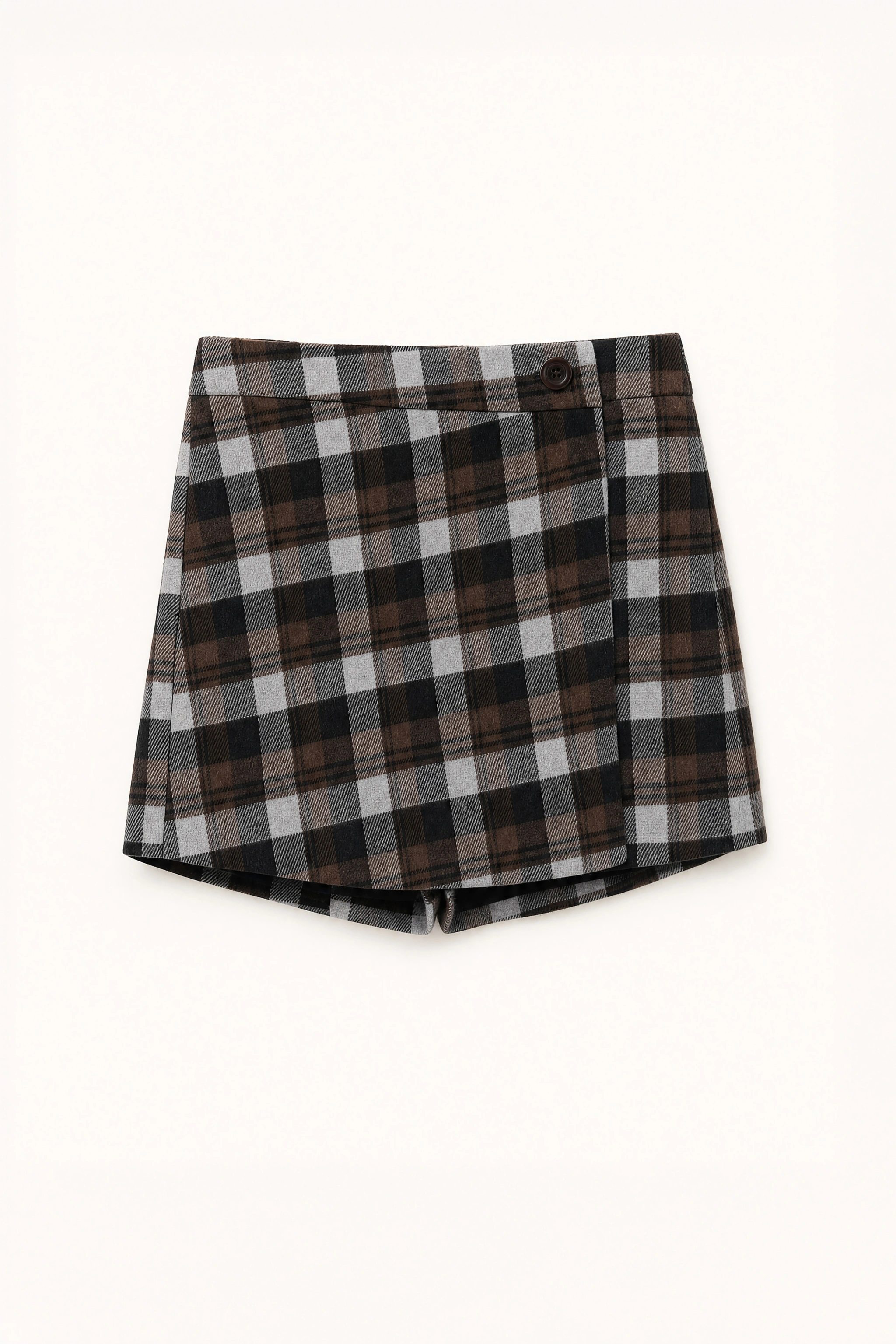 Checked A-line Mini Skirt