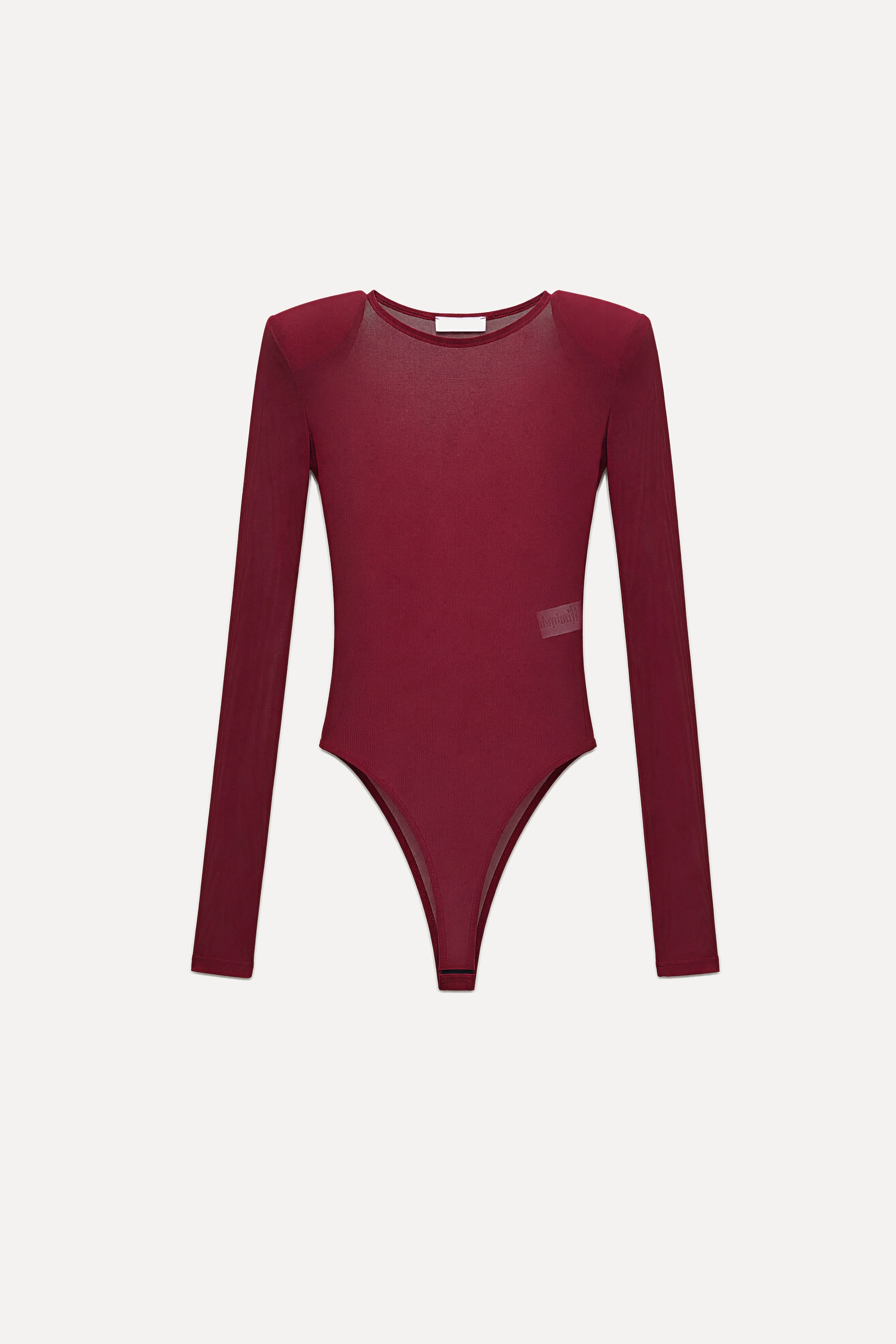 Fitted Tulle Bodysuit