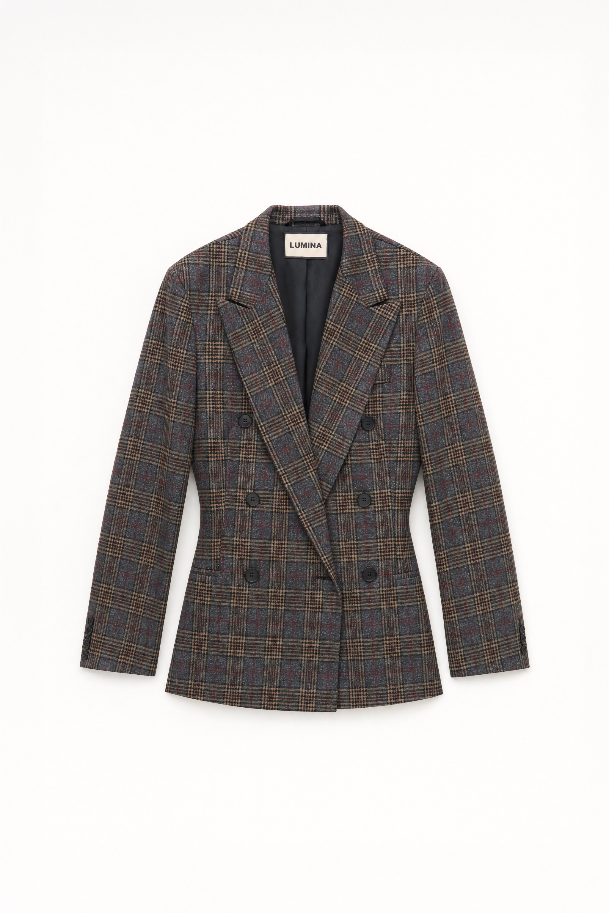 Double-Breasted Tailored Blazer