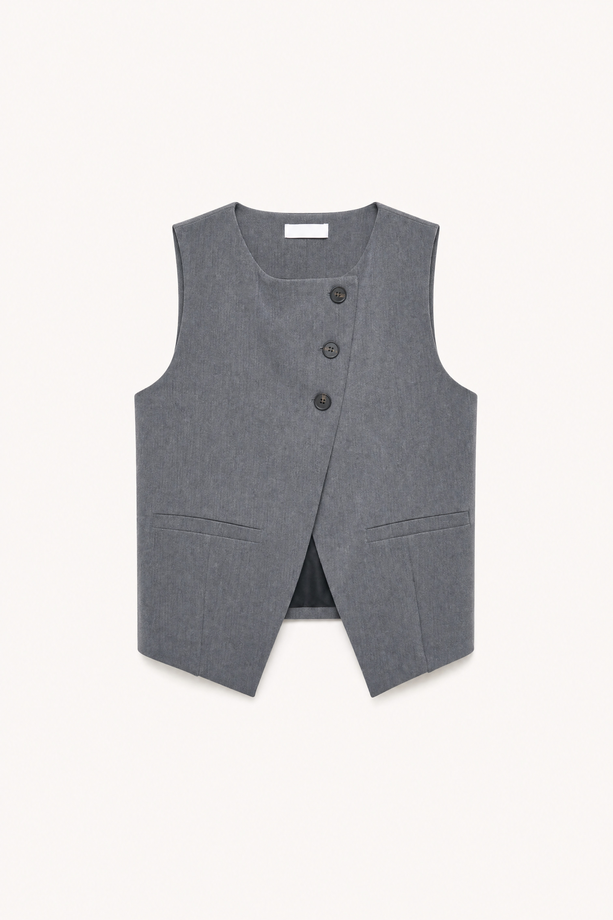 Asymmetric Tailored Vest