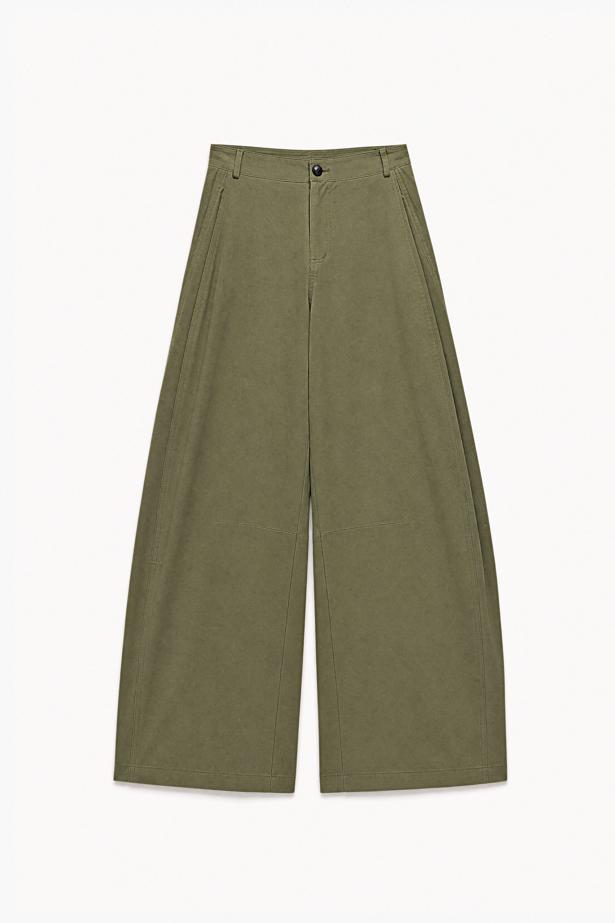 Wide Leg Oversized Trousers