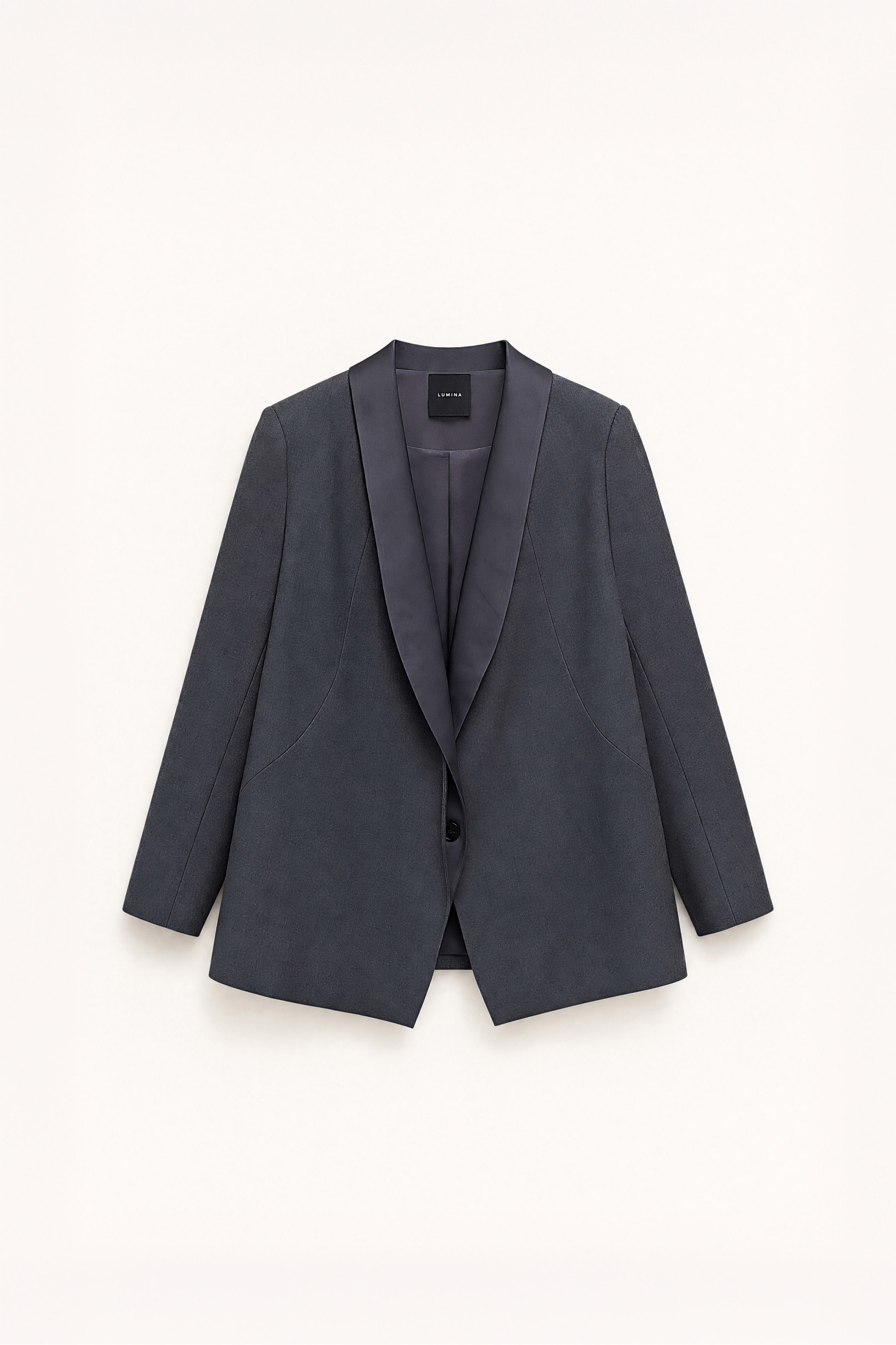 Tailored Blazer with Shawl Lapels